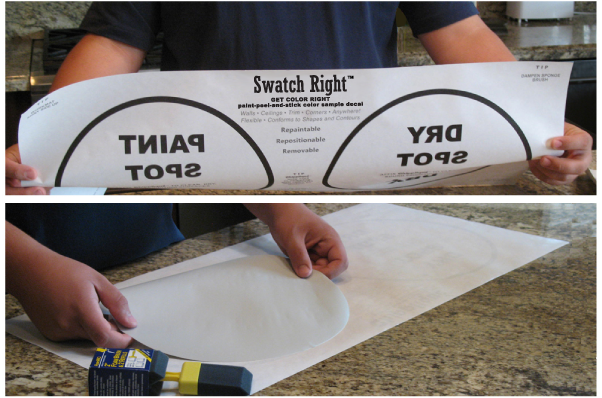 Swatch Right™ Paint Color Sample Work Mat
