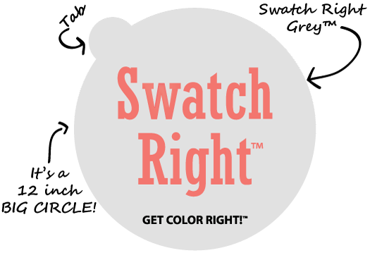 Swatch Right Paint-Peel-and-Stick Paint Color Sample Decal