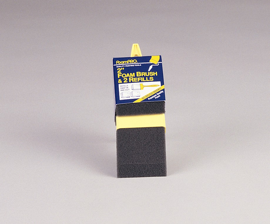 Foam Brush to Paint Color Samples HowTo Swatch Right™