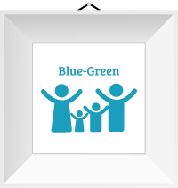 BG Blue-Green Hue Family