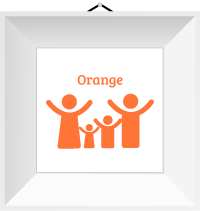 YR Orange Hue Family